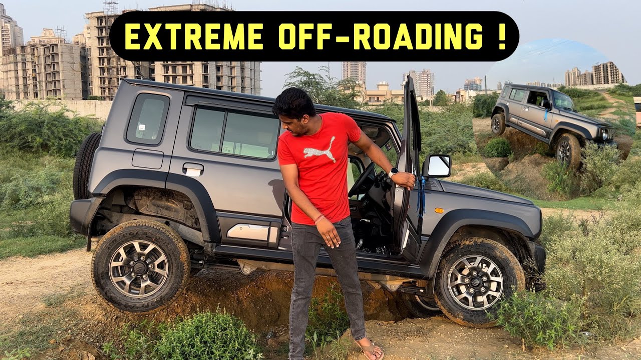 Jimny 5 Door Extreme Off Roading: Full Suspension Test !! Jimny off roading test !