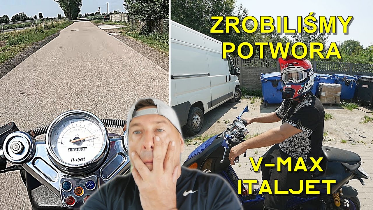 ZROBILIŚMY POTWORA ! V-MAX 130 KM/H I TO NIE KONIEC / ITALJET DRAGSTER 180