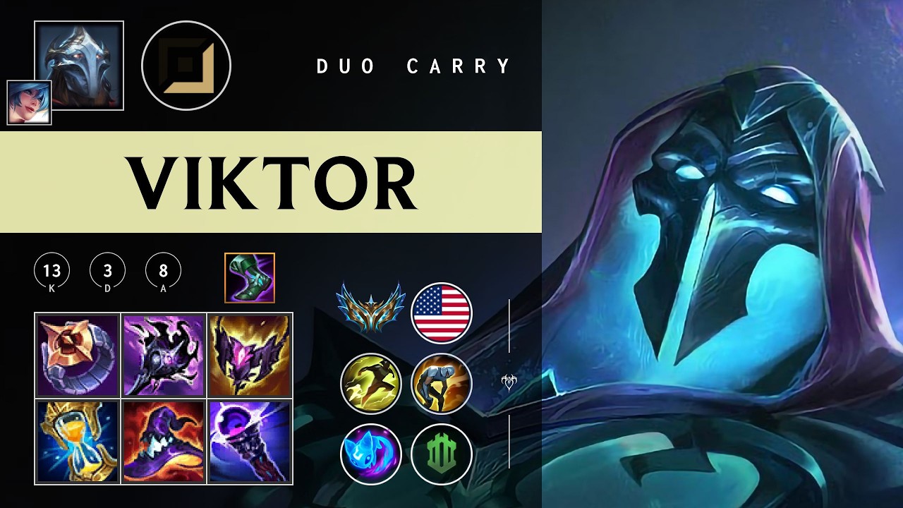 Viktor Carry vs Ashe - NA Challenger Patch 26.03