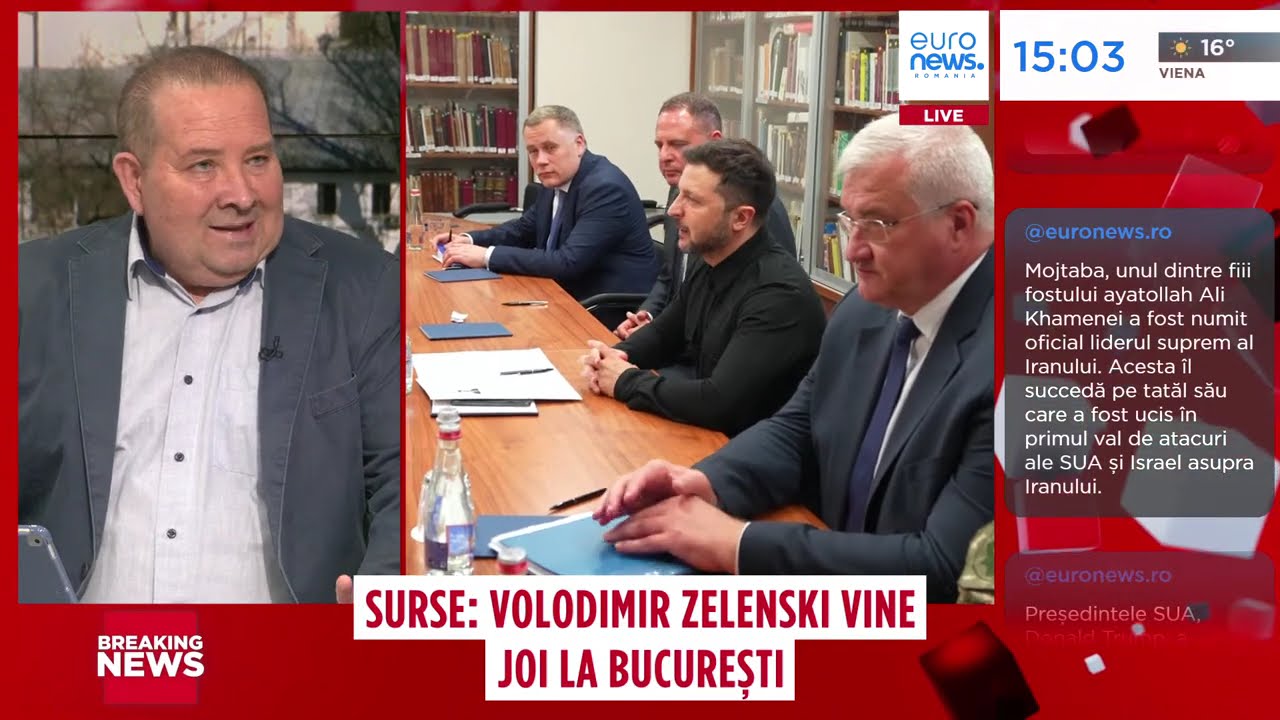 Surse: Volodimir Zelenski vine joi în România. Se întâlnește cu Nicușor Dan la Cotroceni