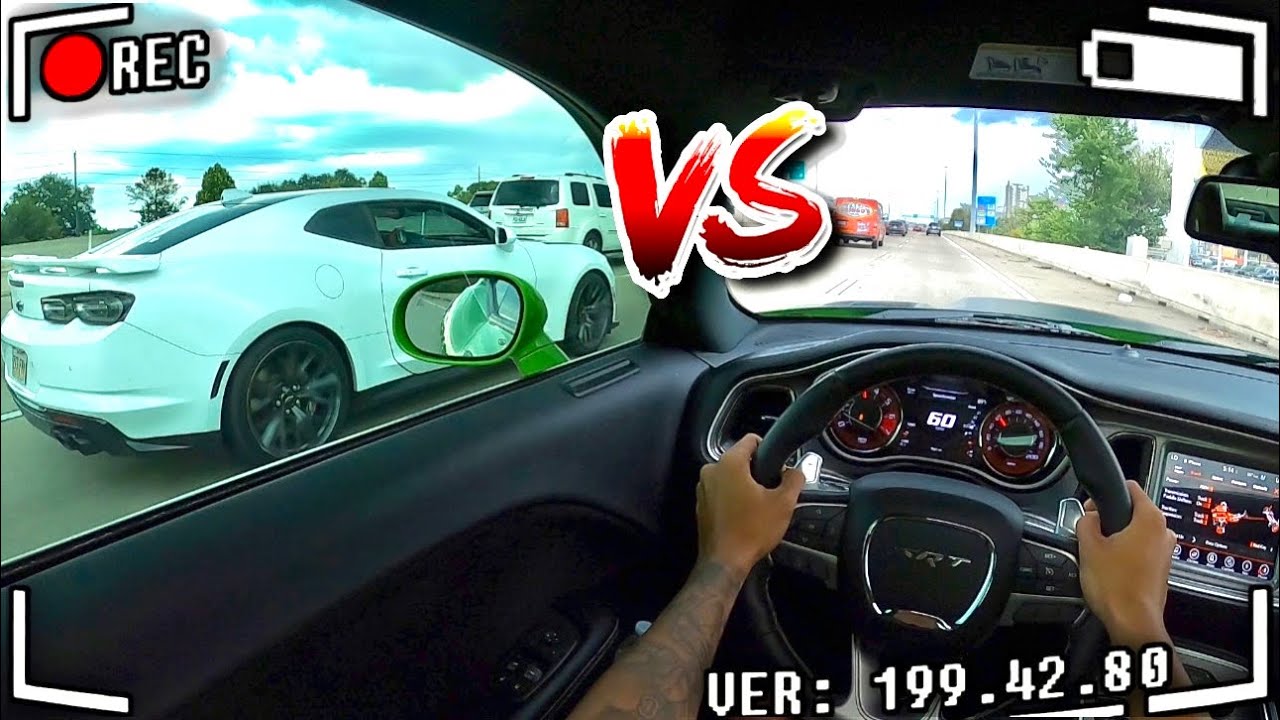 HELLCAT VS ZL1 CAMARO🍀(POV DRIVE)