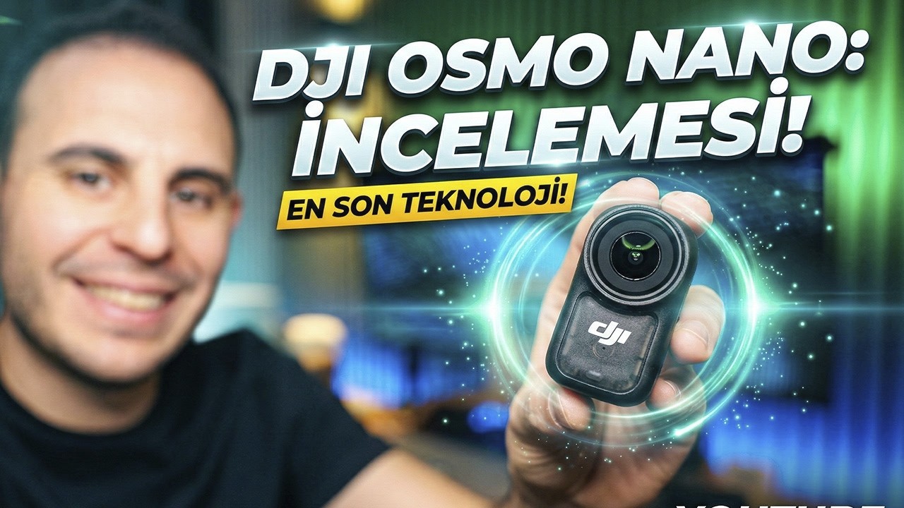 Parmak Kamera!  DJI Osmo Nano İncelemesi / Isınma Testi