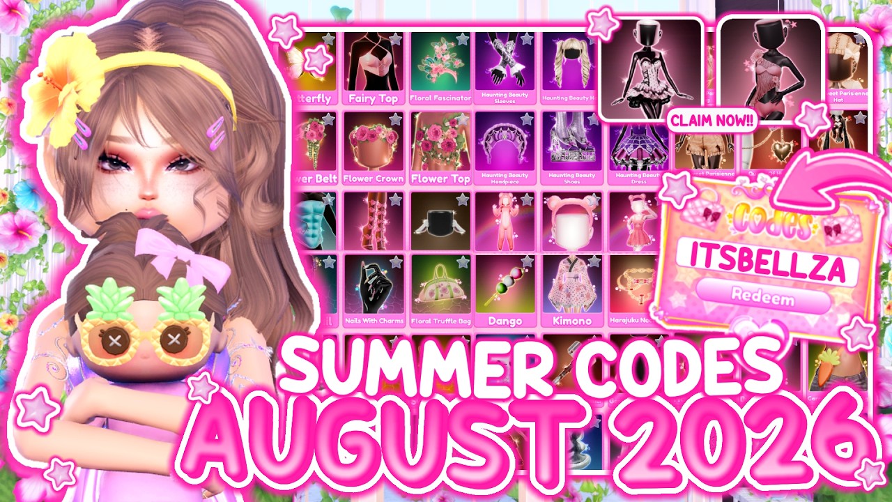 НОВЫЕ ЛЕТНИЕ КОДЫ!! Все РАБОЧИЕ КОДЫ в Dress to Impress АВГУСТ 2026 | Roblox