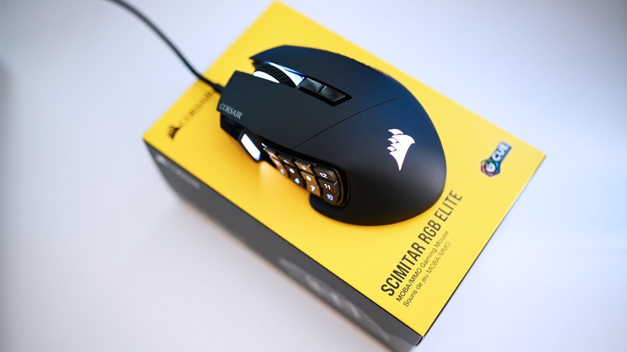 Обзор Corsair Scimitar Elite – игровой мыши для MMO