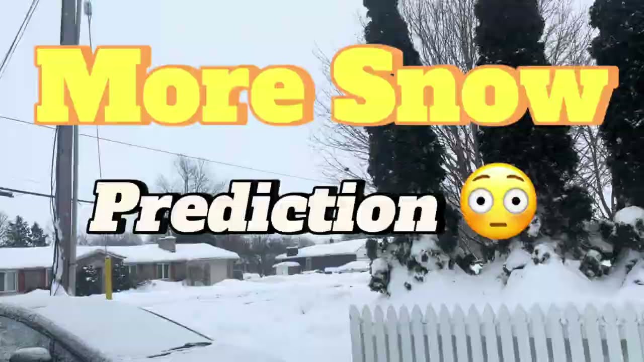 Brace Yourself ❄️ More Snow Is Coming According to Weather Center