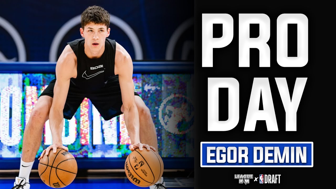Egor Demin Pro Day Workout at the 2025 NBA Draft Combine