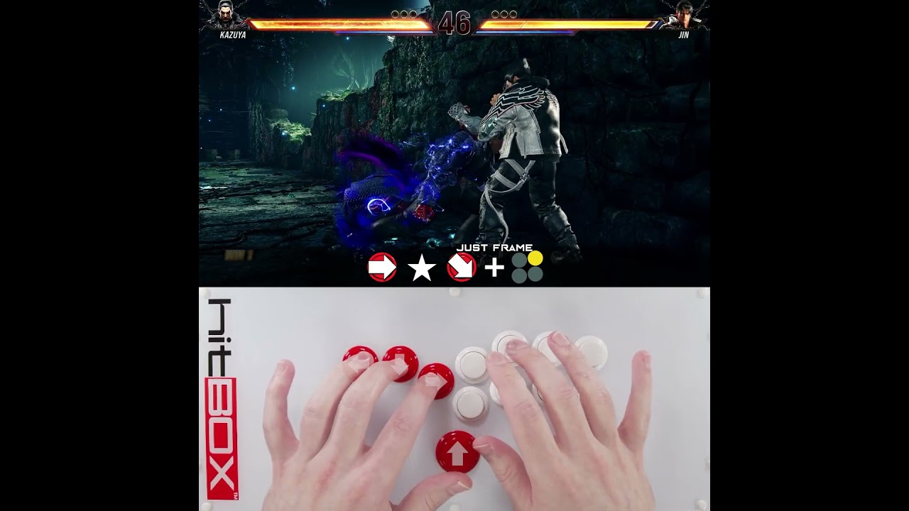 Perfect Method EWGF (P1) on Hit Box #HitBox #HowToHitBox #TEKKEN #Tekken8 #Leverless