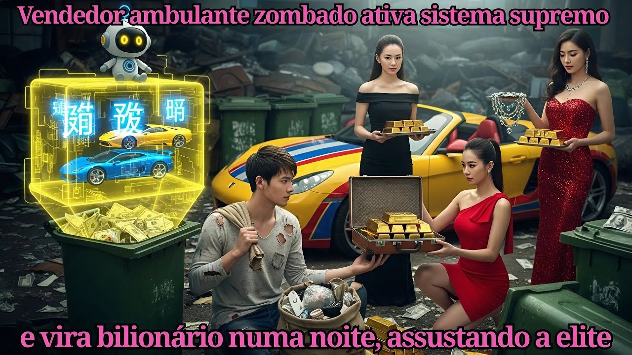Vendedor ambulante zombado ativa sistema supremo e vira bilionário numa noite, assustando a elite