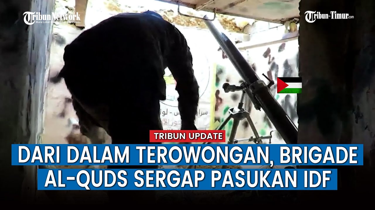 Pejuang Brigade Al Quds Luncurkan Rentetan Mortir dari Terowongan