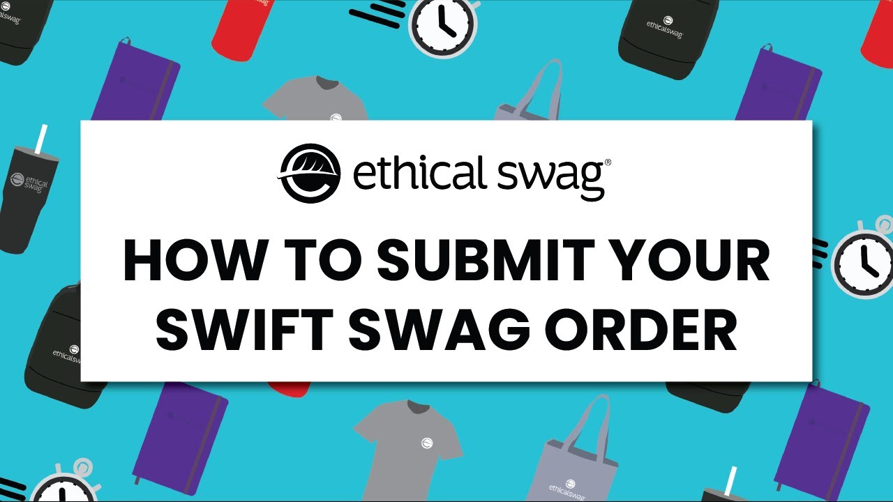 Swift Swag (TM) - Rush order service for your promotional products with Ethical Swag Inc.