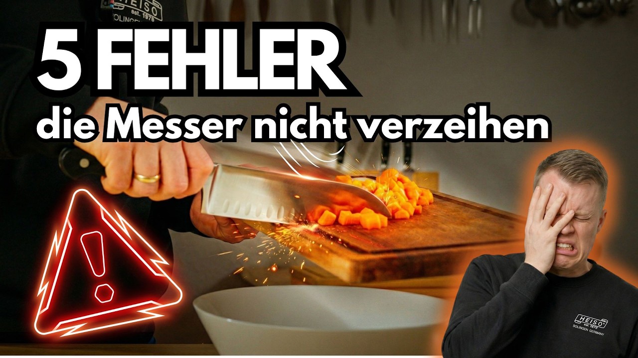 Warum deine Messer NICHT scharf bleiben (Die 5 größten Fehler)