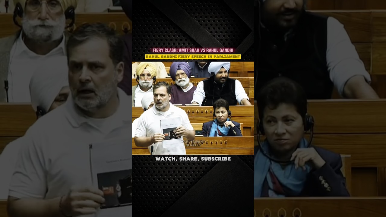 Rahul Gandhi's Powerful Remarks in Parliament | Takes on Modi & the BJP Government.
