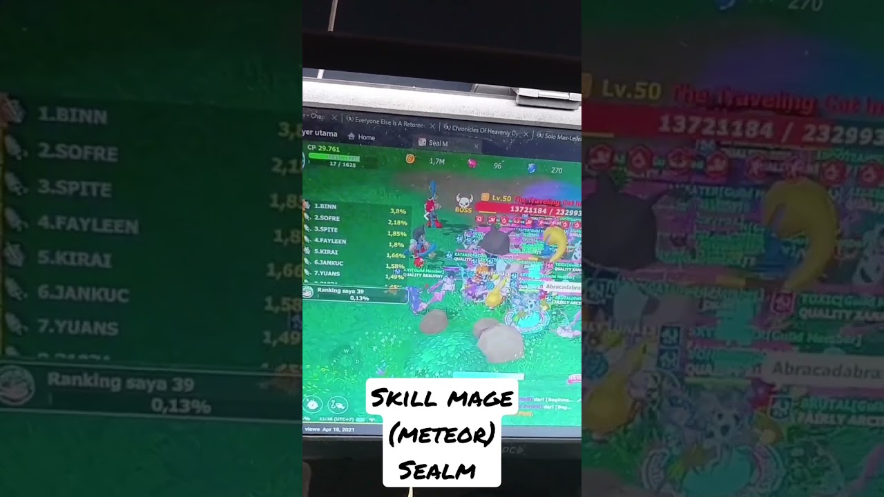 Skill Meteor Mage GG banget areanya, Seal M #sealm #sealmobile #seal #android