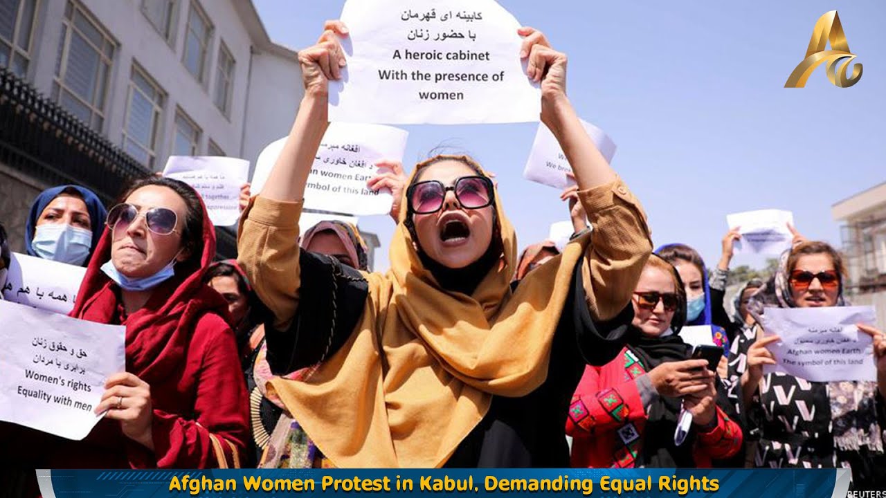 Afghan Women Protest in Kabul, Demanding Equal Rights