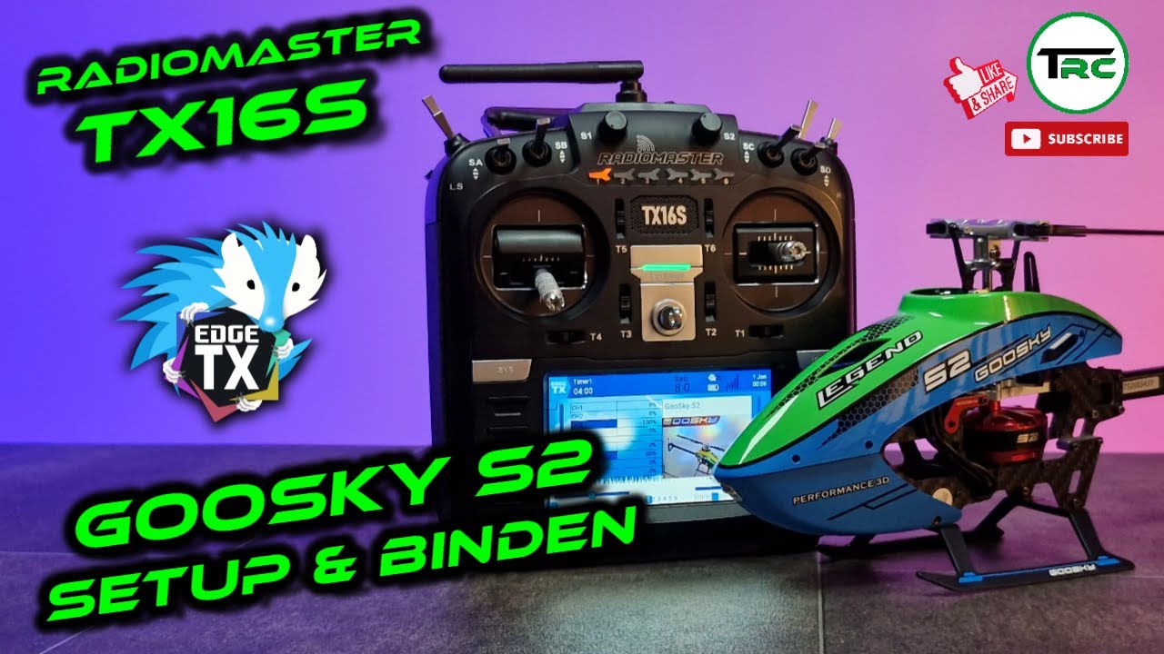 Setup & Binden von GooSky S2 in der RadioMaster TX16S (EdgeTX)