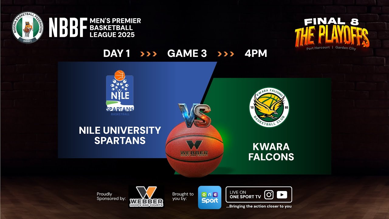 NILE UNIVERSITY vs KWARA FALCONS | GAME 3 | NBBF 2025 PREMIER BASKETBALL LEAGUE | FULL GAME | LIVE