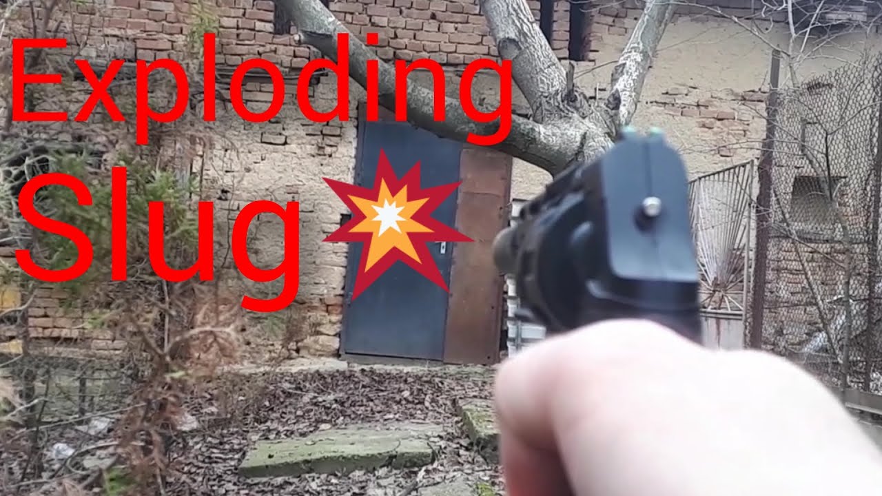 How to Shoot HILTY Cartridges with HDR 50.👀💥 Exploding Slugs