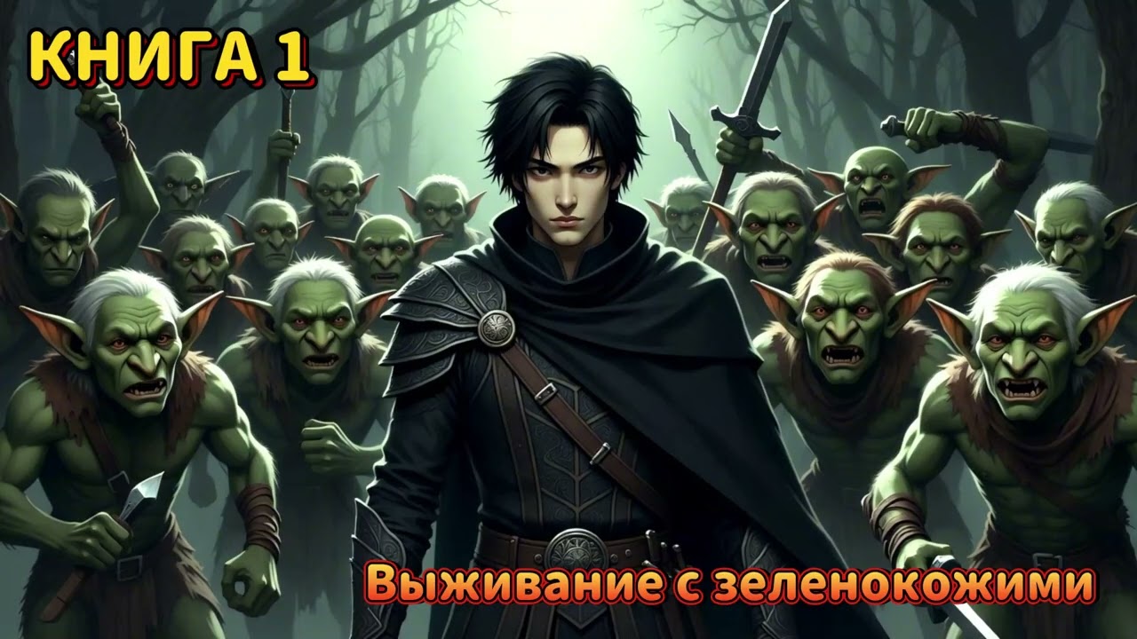 | АУДИОКНИГА | ЛИТРПГ | ФЕНТЕЗИ | Выживание с зеленокожими | КНИГА 1 |  #попаданцы #аудиокнига