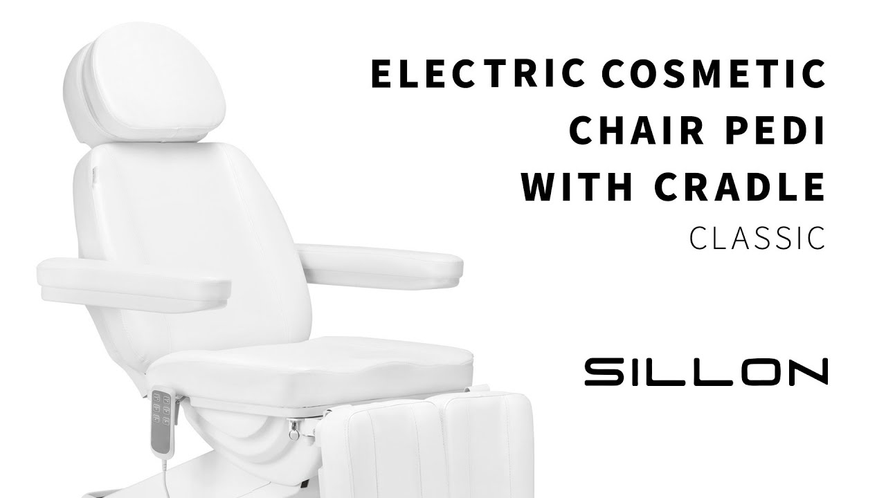 SILLON CLASSIC electric cosmetic chair pedi, 3 act. with cradle,