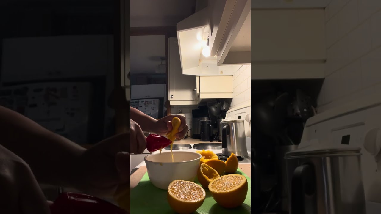 🍊 Freshly Squeezed Orange Juice 🍹 @caarmynjaay #ASMR 
