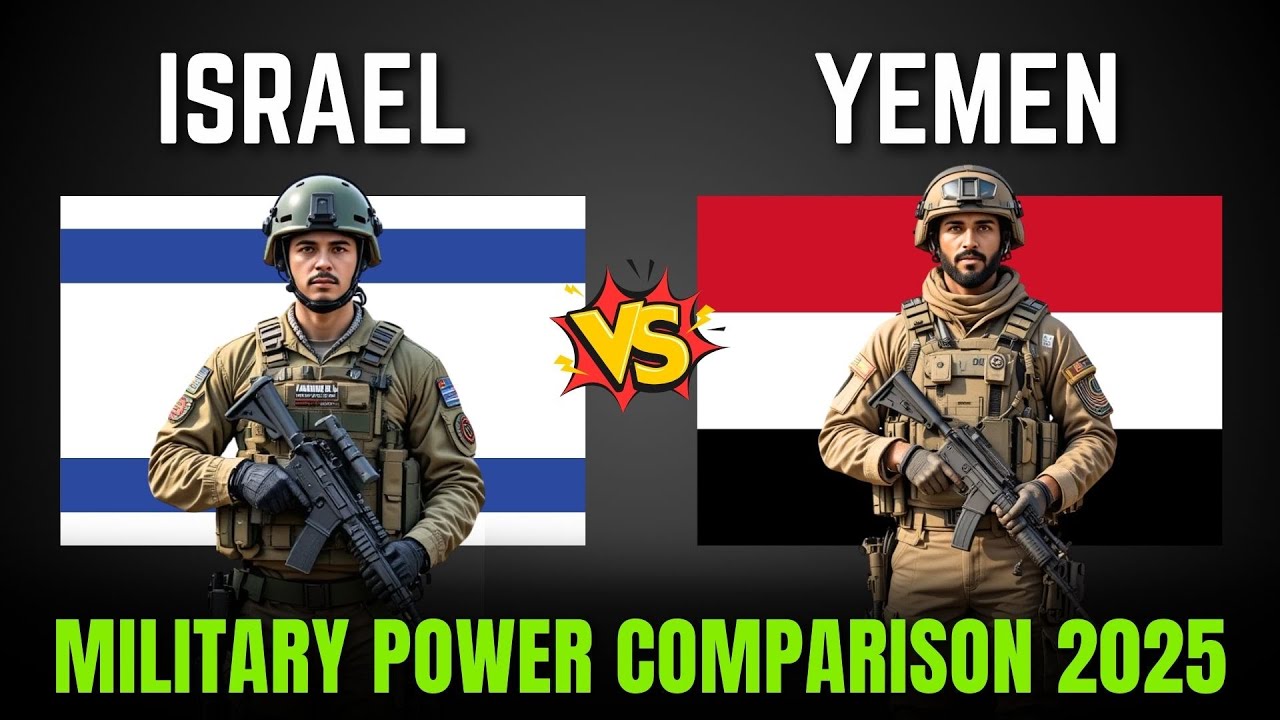 Israel vs Yemen Military Power 2025 | Yemen vs Israel Military power Comparison | #israel #yemen