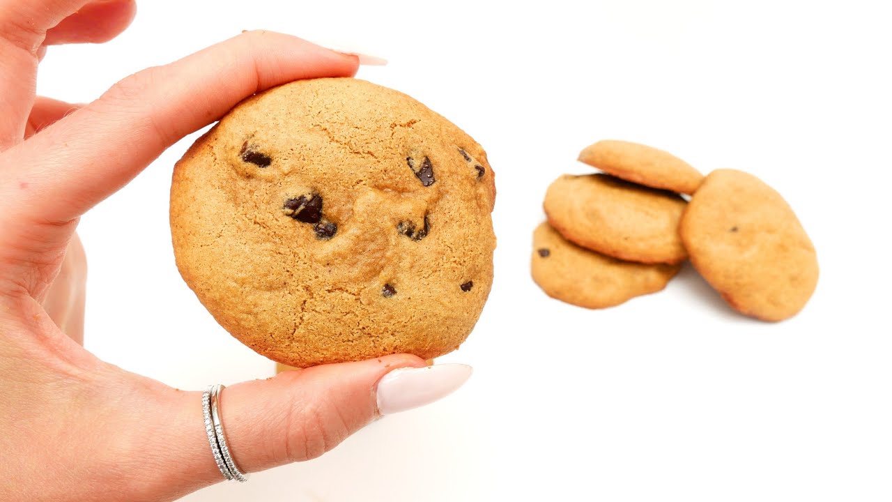 The Best Chickpea Flour Chocolate Chip Cookies - Vegan, Oil Free, Gluten Free