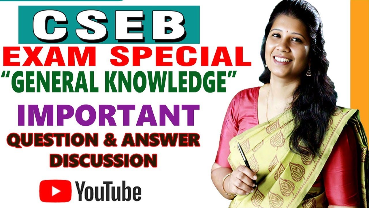 CSEB Exam Special General Knowledge Important Questions Discussion Live