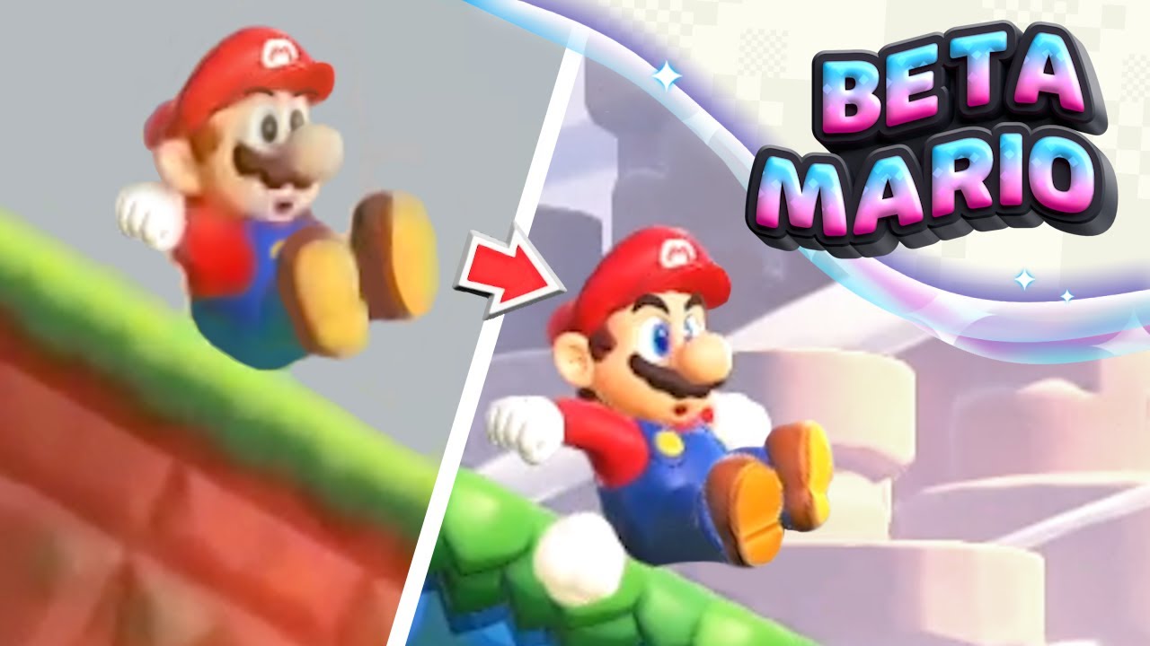 We Restored Mario Wonder's Beta Mario Model