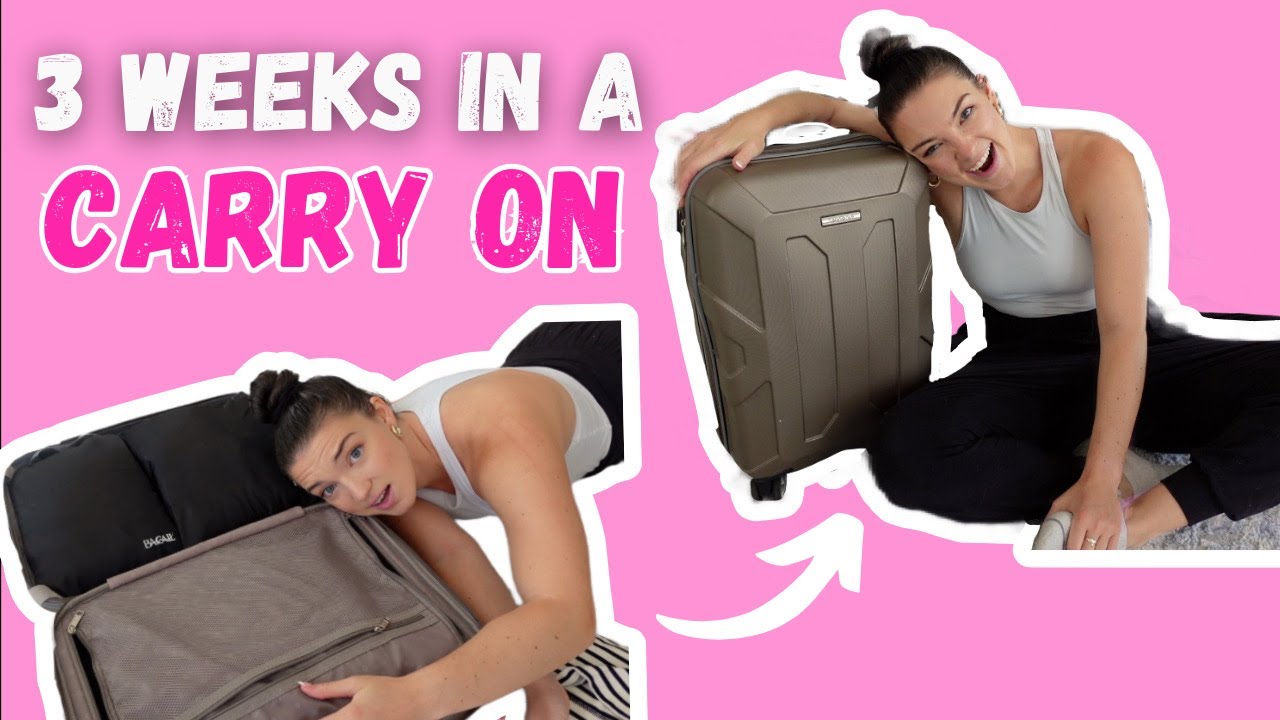 PACK WITH ME FOR EUROPE: CARRY ON ONLY | the most realistic packing vlog