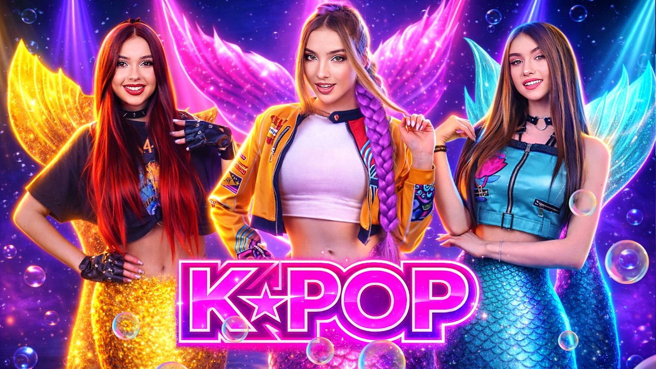 Deniz Kızlarının K-Pop Dünyası Mücadelesi! Açık Renk vs Koyu Renk vs K-Pop Deniz Kızı