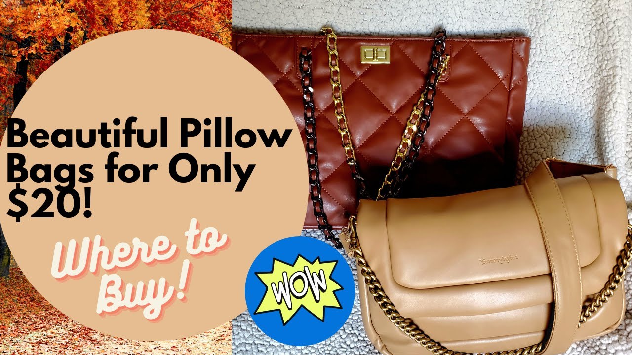 Beautiful Pillow Bags for $20! Second Chance Drawing WINNER!