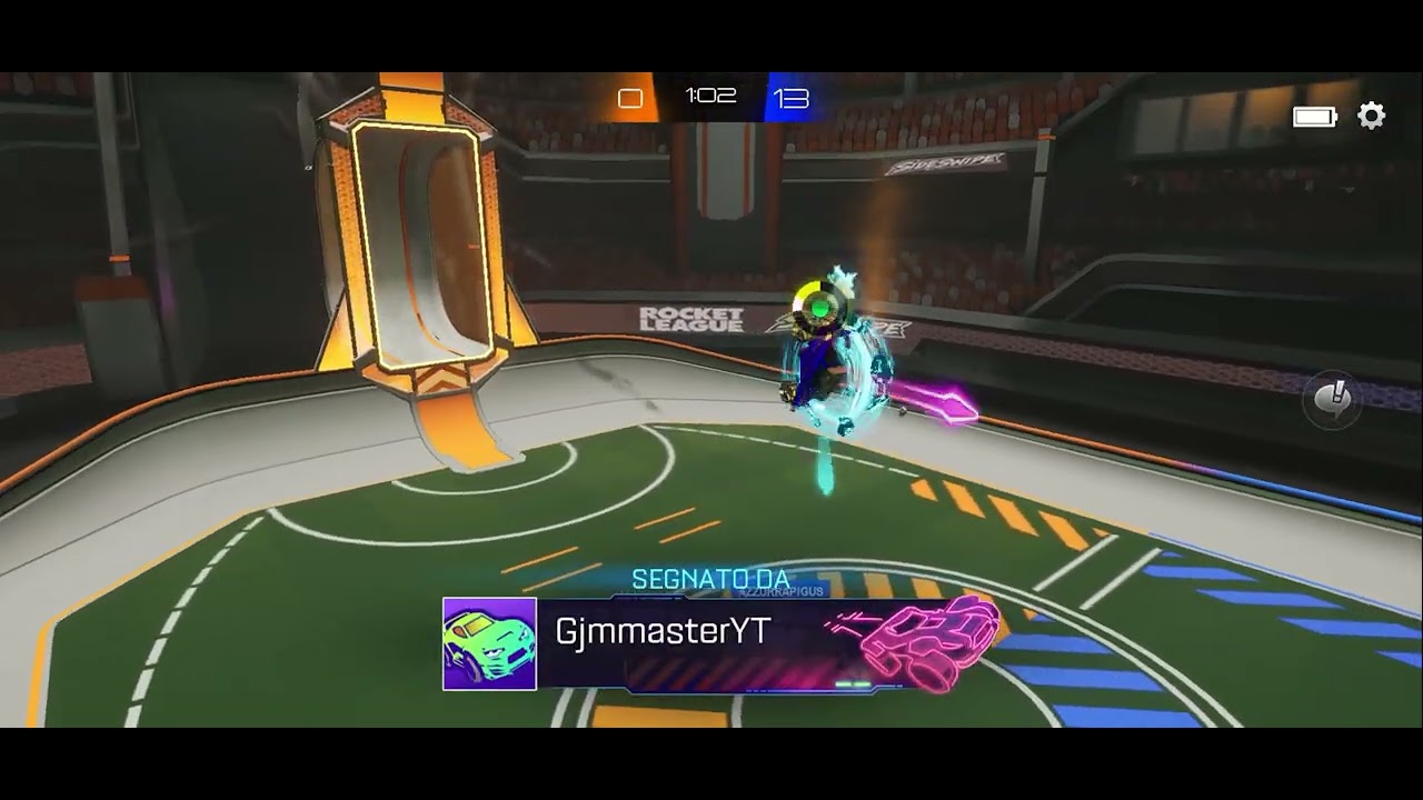 Mi alleno con azzurra su rocket league da mobile! 🥇