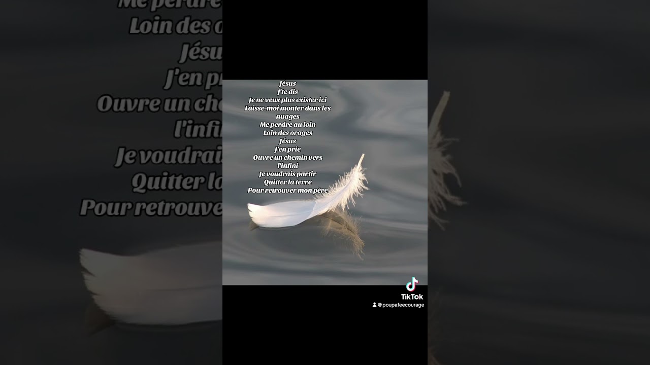 Cantique poupa je voudrais partir 