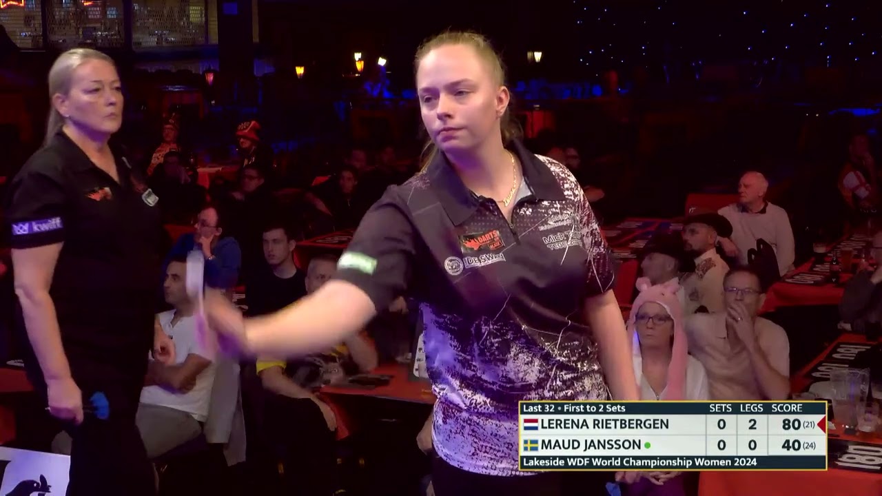 Lerena Rietbergen vs. Maud Jansson - WDF World Darts Championship 2024