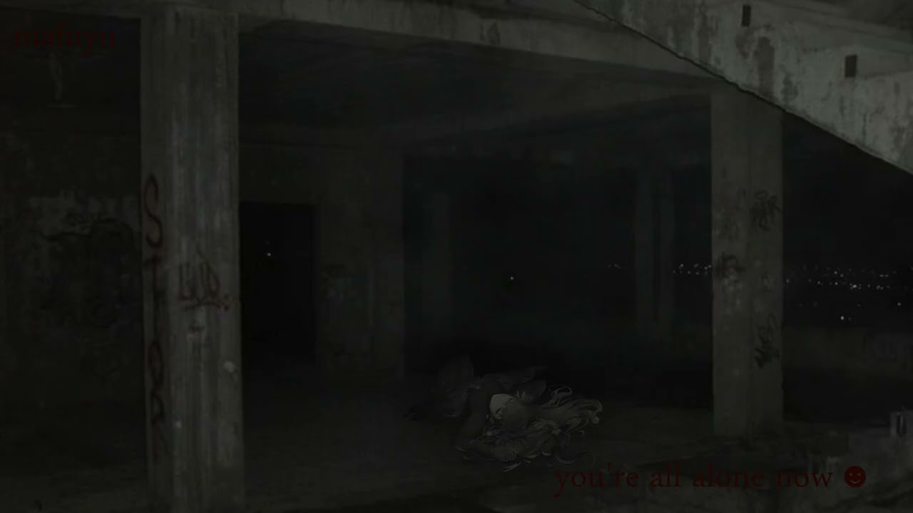 all alone.