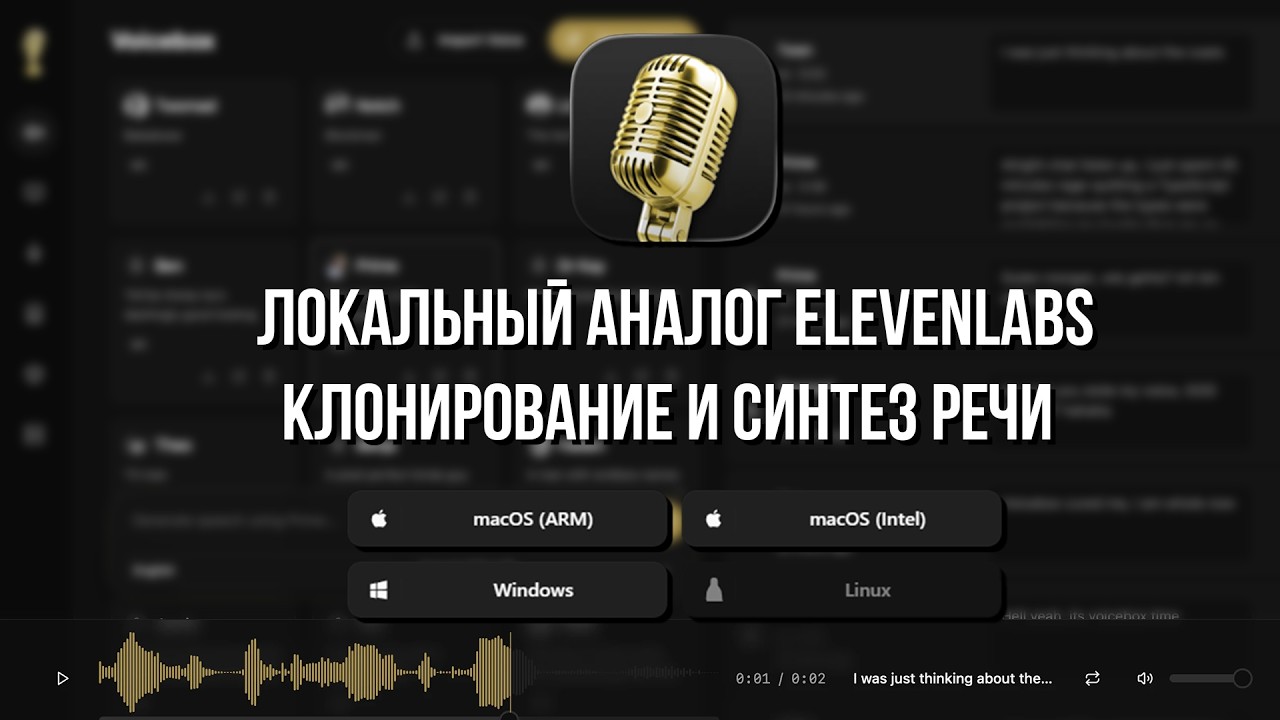 Voicebox - клонирование голоса и синтез речи