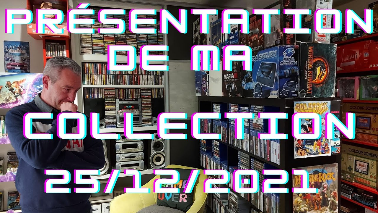 Présentation de la collection jeux vidéo Décembre 2021 , merci à tous pour votre fidélité #Room tour
