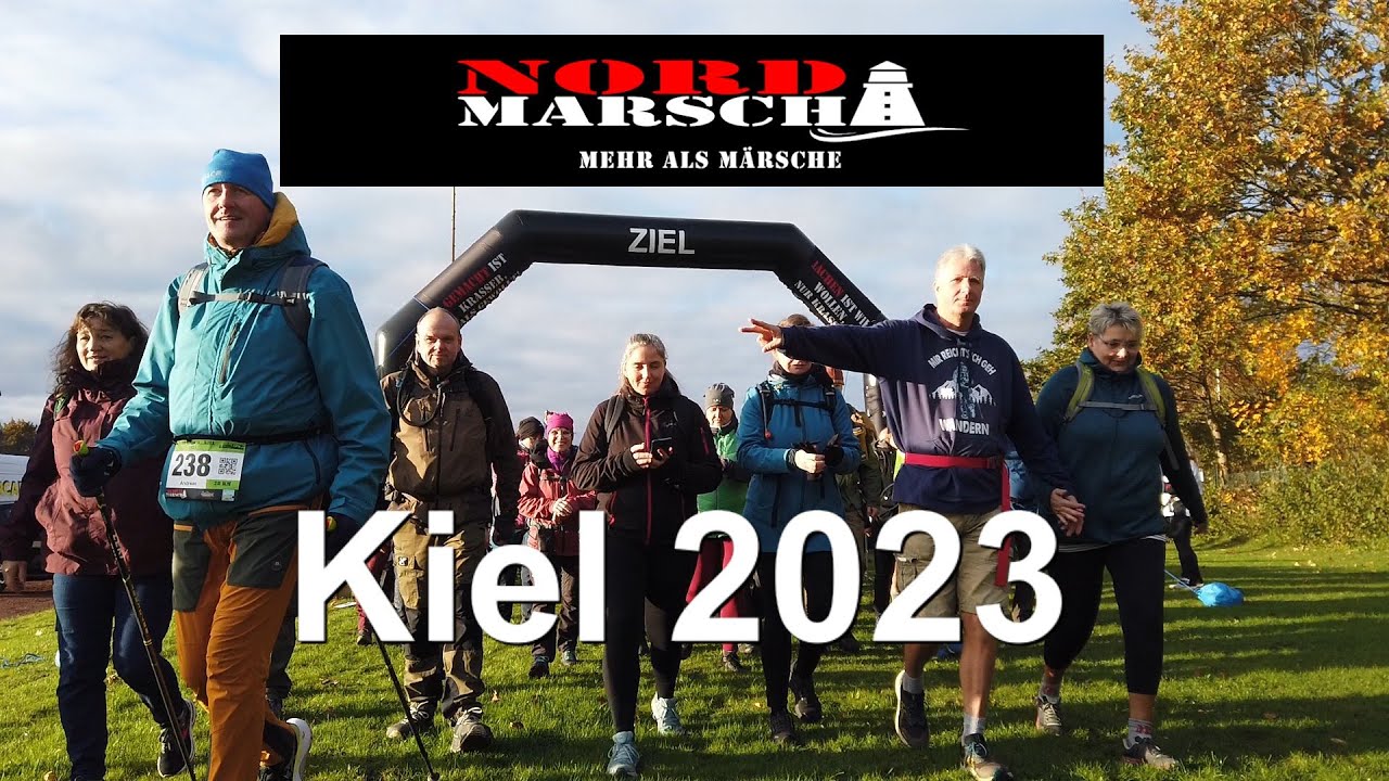 28/38/42 km Nord-Marsch Sportevent November 2023 - Kiel im Norden ist wunderschön ! - short film -