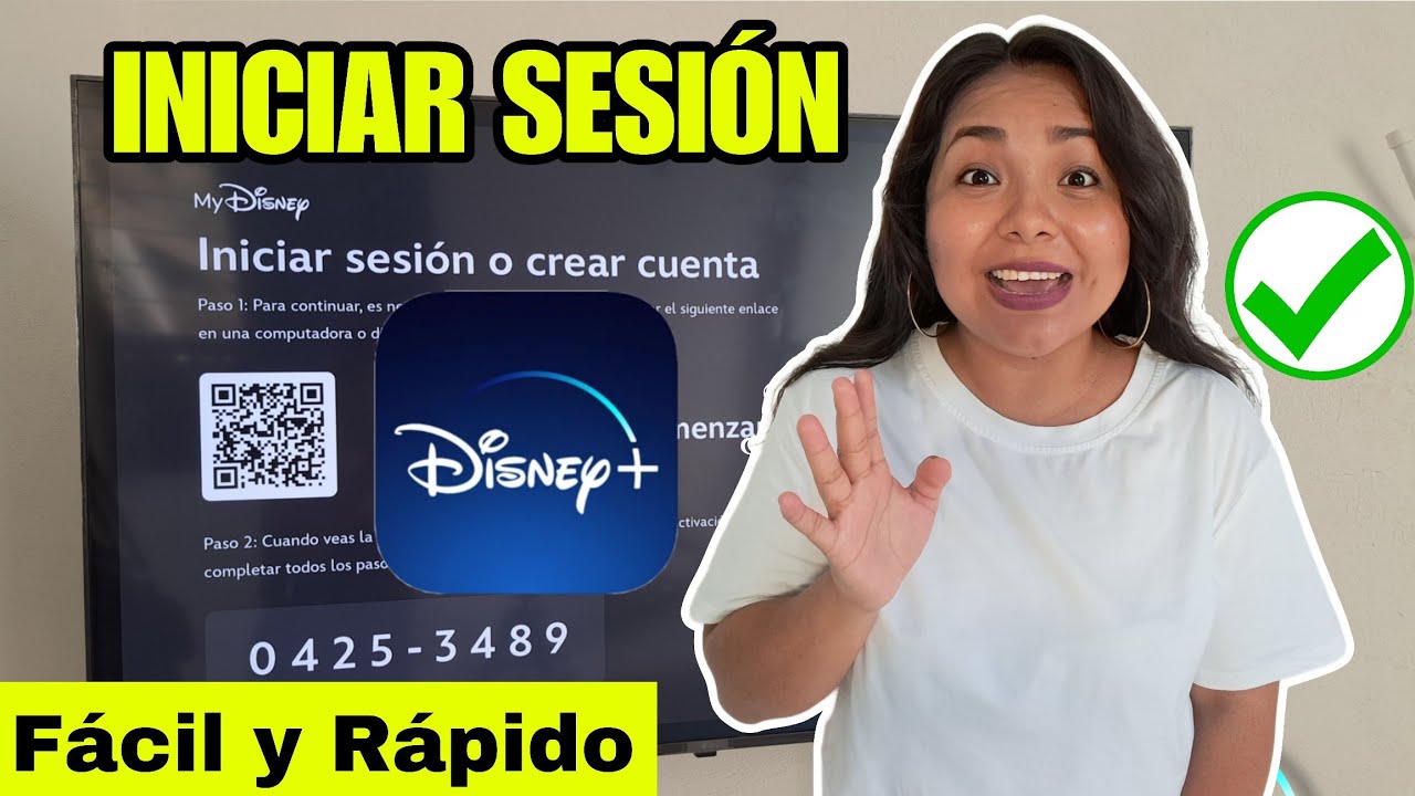 Como INICIAR SESION Disney plus en smart tv 2025 | Iniciar sesión disney plus tv