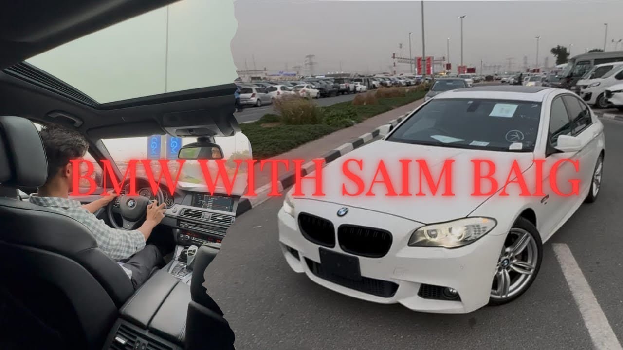 BMW M5 SERIES WITH SAIM BAIG 