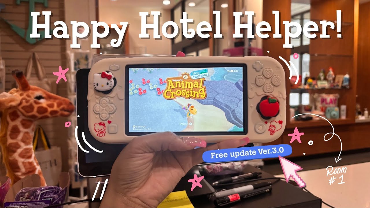 The HOTEL has arrived on my island!! 😊 EP. 4 | animal crossing new horizons 