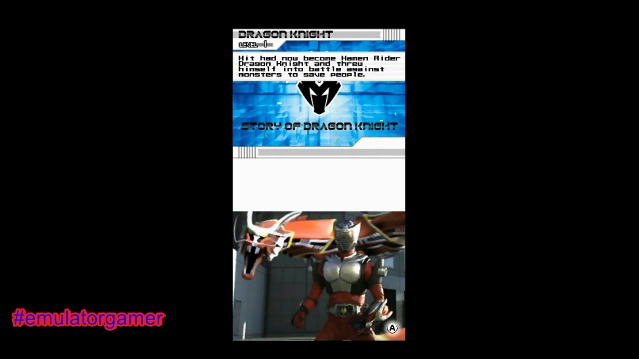 Kamen Rider Dragon Knight (Nintendo DS) Ventara Mode - Dragon Knight Story Part 1