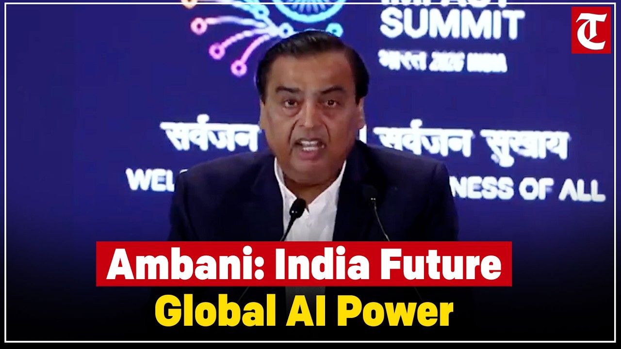 Mukesh Ambani Says India Will Emerge as Global AI Power Backed by Digital Strength