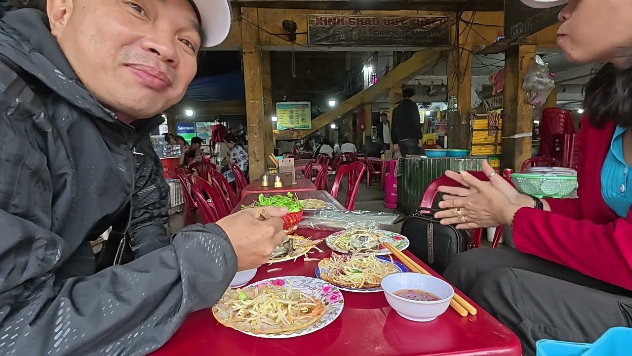 Ăn bánh xèo cá dìa làng chuồn(Huế)