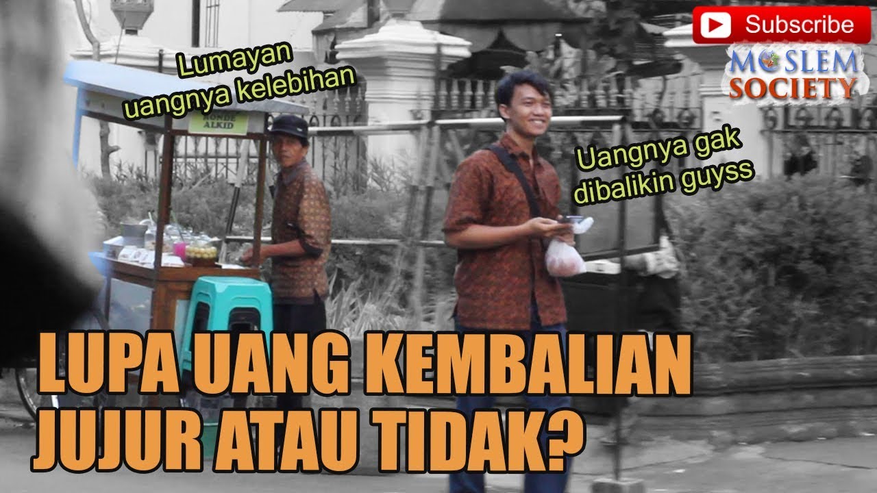 SOCIAL EXPERIMENT | Lupa Ambil Uang Kembalian, Pedagang Jujur Atau Tidak ?