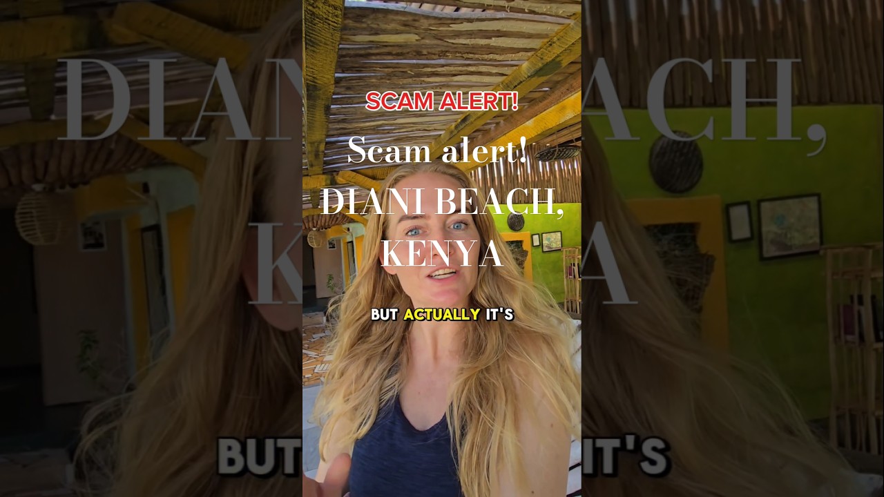 A new scam attempt in Kenya, Diani Beach! It's actually a smart one ✅️🌴🇰🇪❤️ He almost had me!