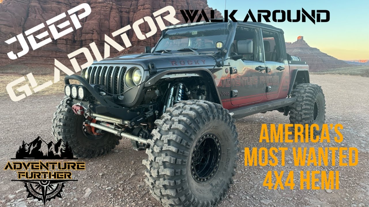 Extreme Jeep Gladiator With America's Most Wanted Hemi V8 Walk Around!