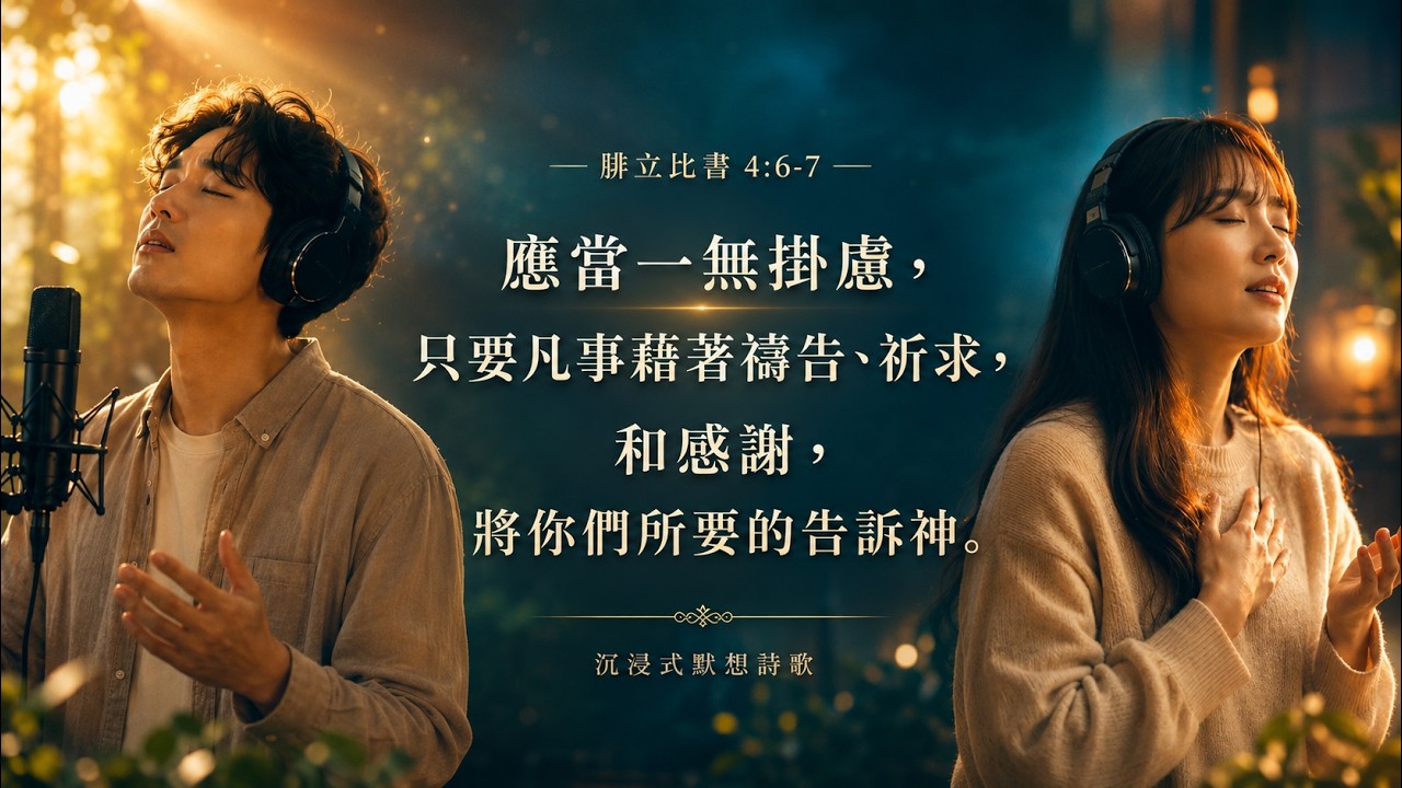 寫給正在深度掛慮的你：領受那份出人意外的平安 | 腓立比書4:6-7 聖經經文詩歌完整版｜此片短影片#shorts點進下方｜ 靈魂的錨