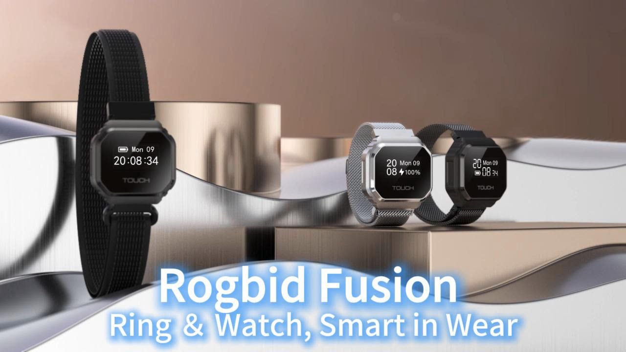 Rogbid Fusion: The 2-in-1 Fingertip Watch Redefining Style & Connection | Perfect Valentine's Gift