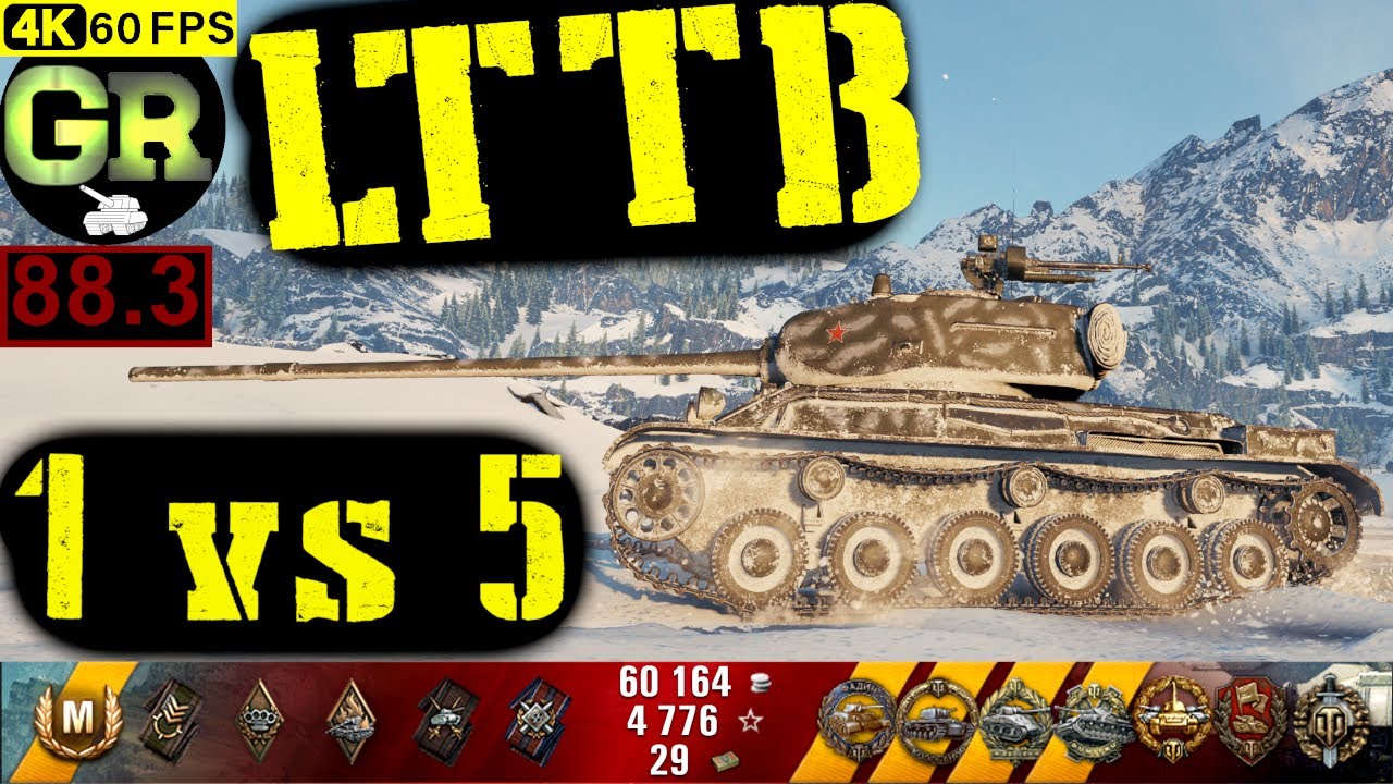 88_World of Tanks LTTB WoT Replay - 8 Kills 4.4K DMG(Patch 1.4.0)